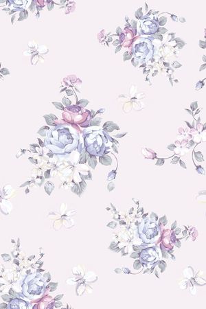 水彩花卉印花华亿平台图片