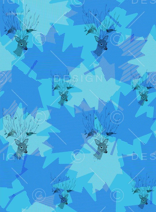 枫叶印花华亿平台图片