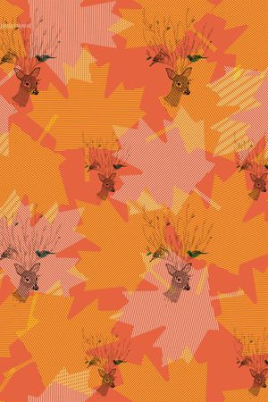 枫叶印花华亿平台图片