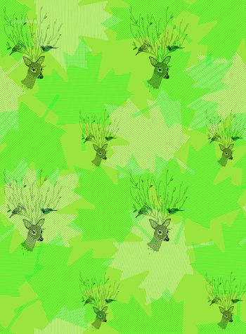 462345-枫叶底小鹿时尚流行华亿平台