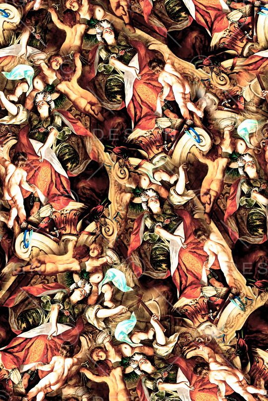 欧式印花华亿平台图片