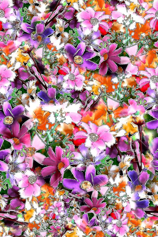 花朵印花华亿平台图片