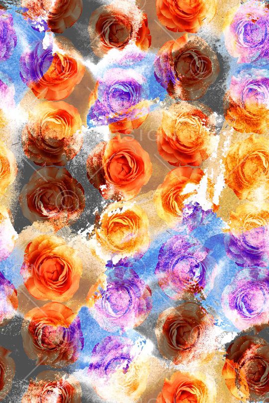 水彩印花华亿平台图片