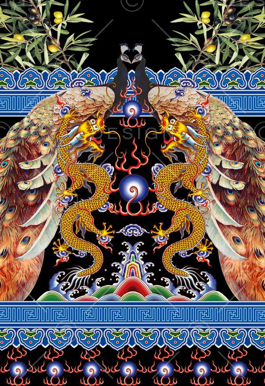 潮流时尚印花华亿平台图片