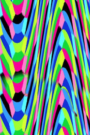 几何图形印花华亿平台图片