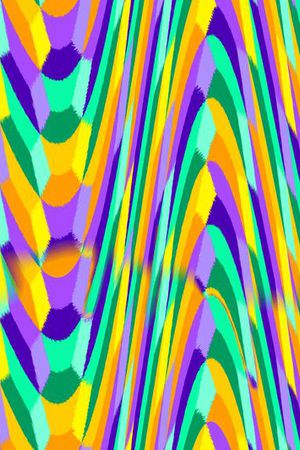 几何图形印花华亿平台图片