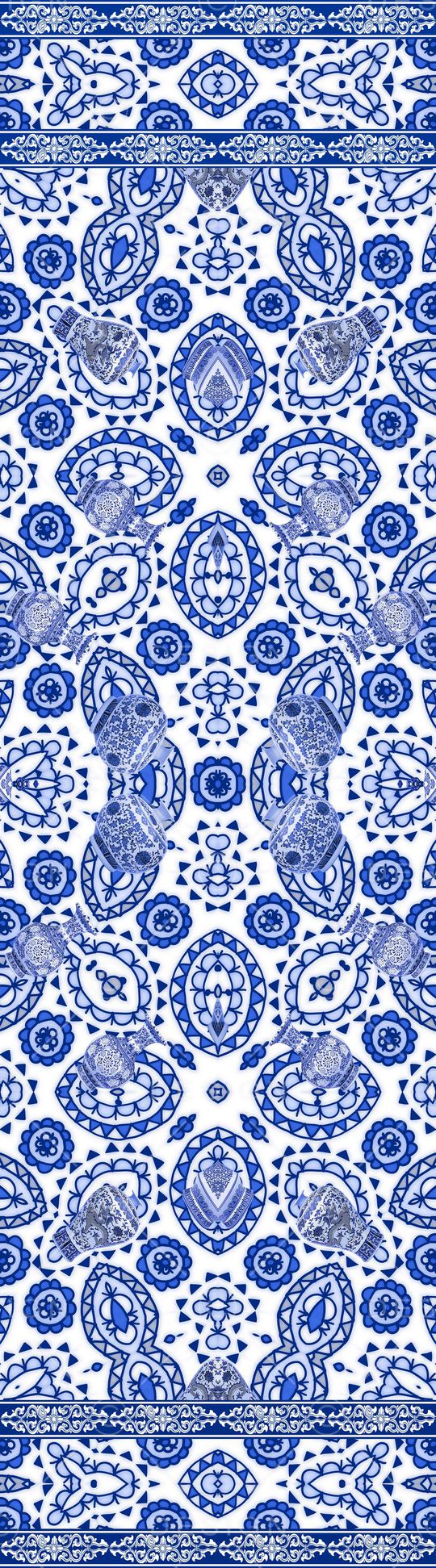 靛蓝印花华亿平台图片