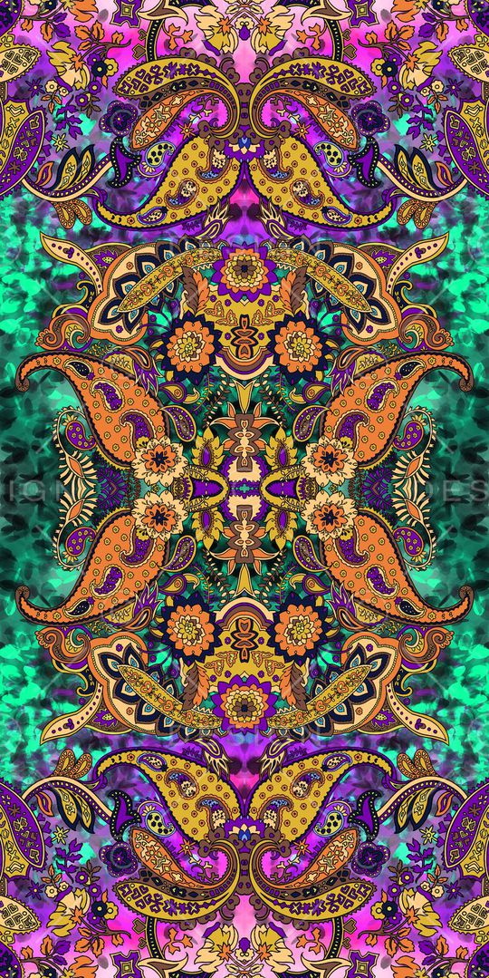 佩斯利印花华亿平台图片