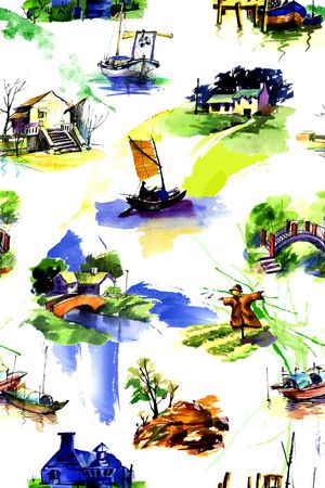 时尚印花华亿平台图片