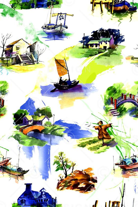 时尚印花华亿平台图片