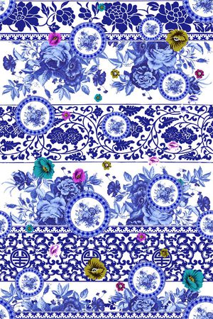 窗帘印花华亿平台图片