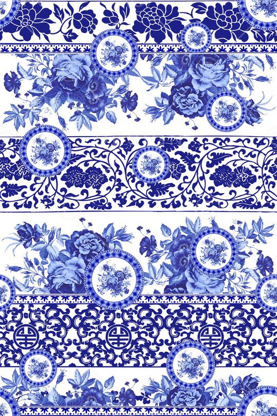 中国风印花华亿平台图片