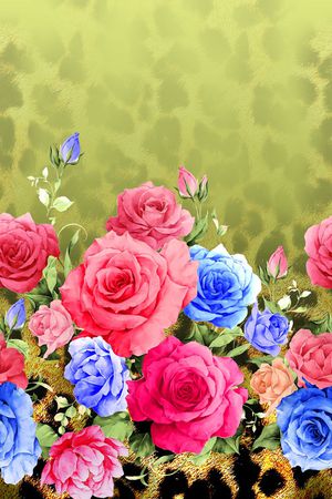 动物皮毛印花华亿平台图片