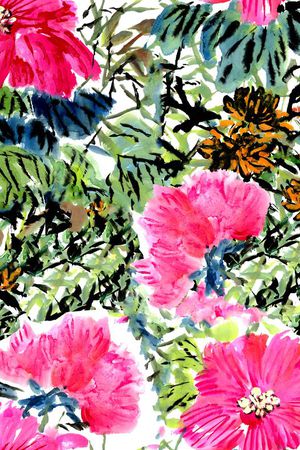 抽象印花华亿平台图片