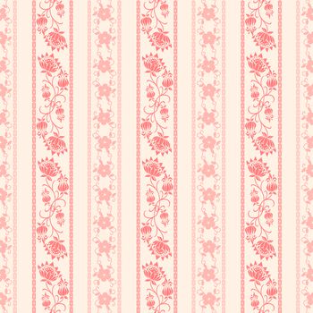 462820-花卉 民族风 仿古青花瓷 几何条