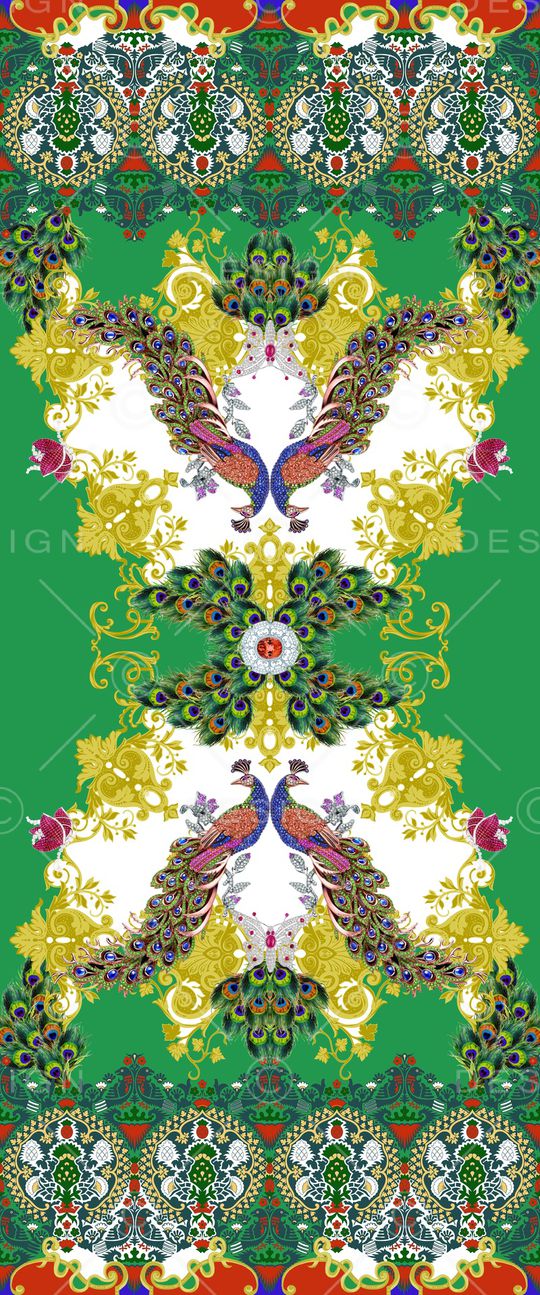 大牌风格印花华亿平台图片