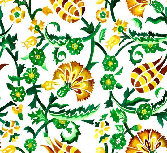 宫廷风印花华亿平台图片