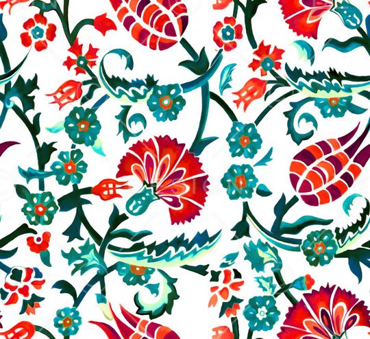 宫廷风印花华亿平台图片