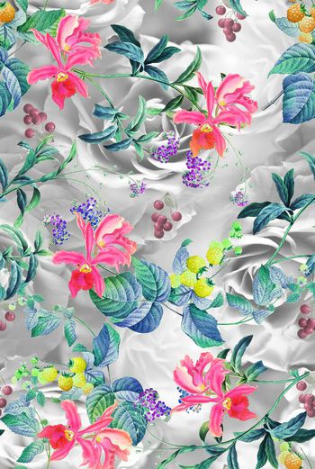 时尚 流行印花华亿平台图片