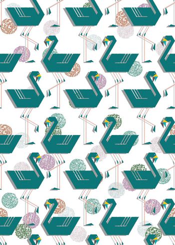 463143-波点天鹅时尚折纸清新华亿平台