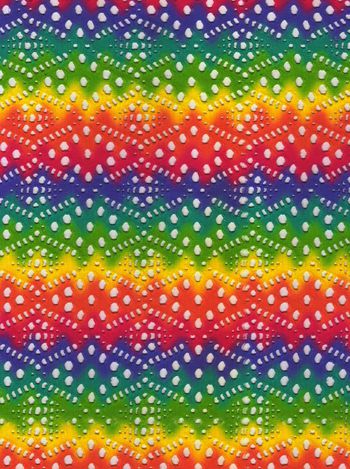 欧美彩色蕾丝印花华亿平台图片