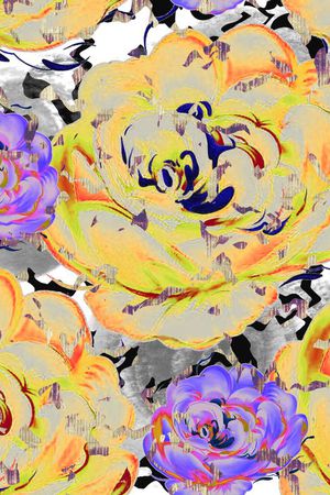 复古印花华亿平台图片