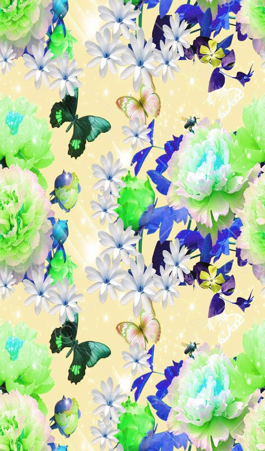 蝴蝶飞华印花华亿平台图片