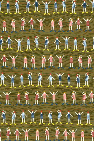 海军风印花华亿平台图片