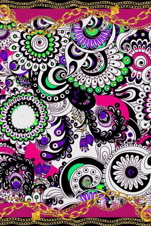 抽象印花华亿平台图片