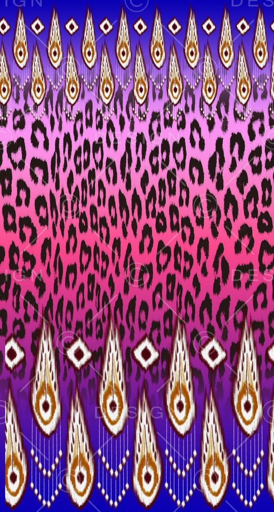 手绘抽象印花华亿平台图片