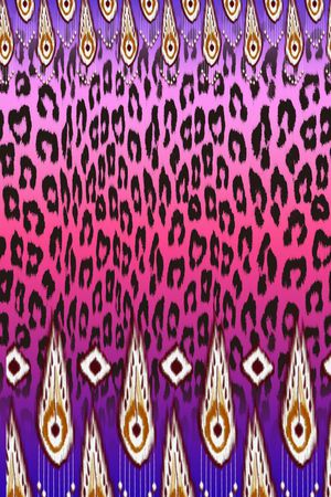 手绘抽象印花华亿平台图片