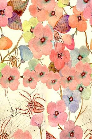 淡雅印花华亿平台图片