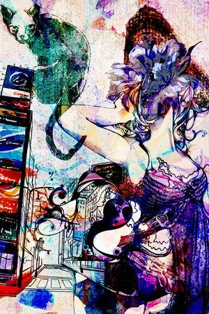 流行时尚印花华亿平台图片