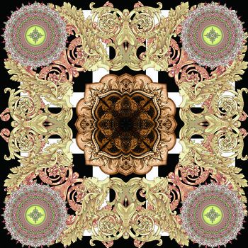 欧式印花华亿平台图片