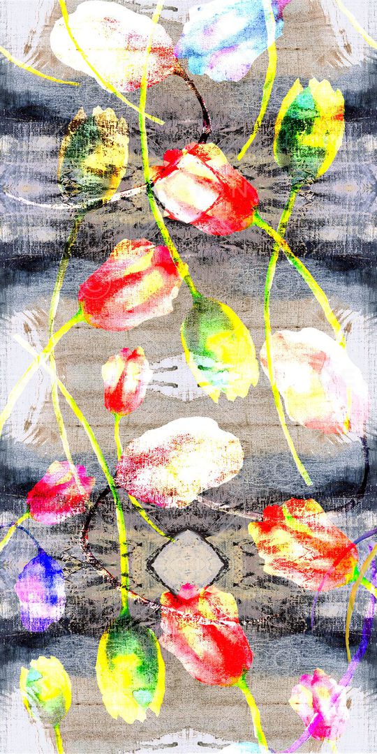 抽象印花华亿平台图片