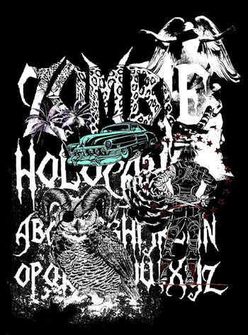 463293-黑白文字酷图豹子猫头鹰椰树动漫人物