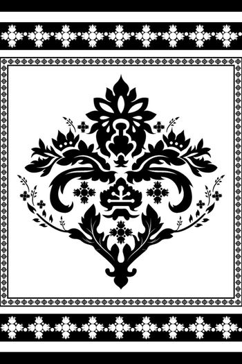 463310-古典蕾丝花纹拼裙子裤子子印花