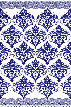 古典花纹印花华亿平台图片