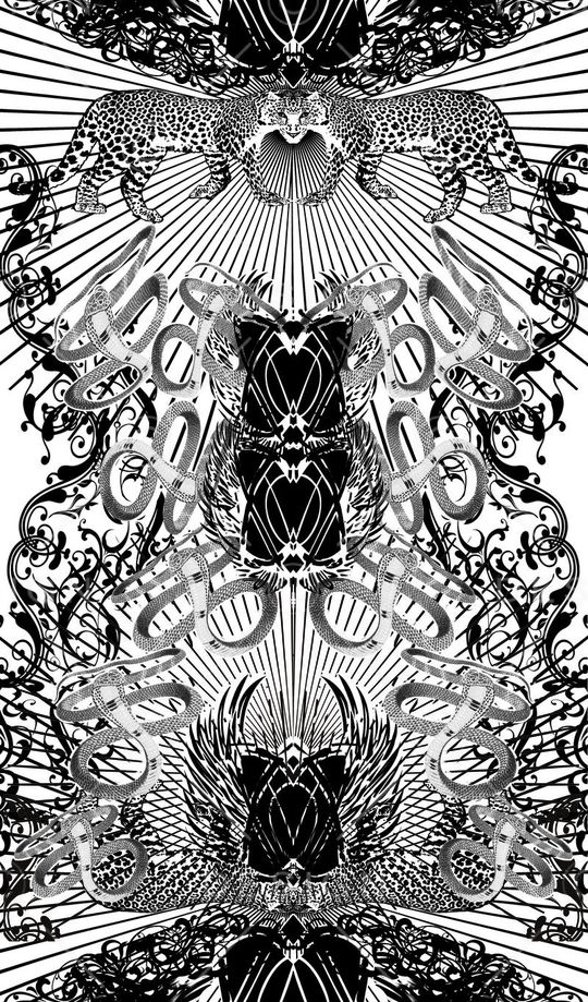 动物纹印花华亿平台图片