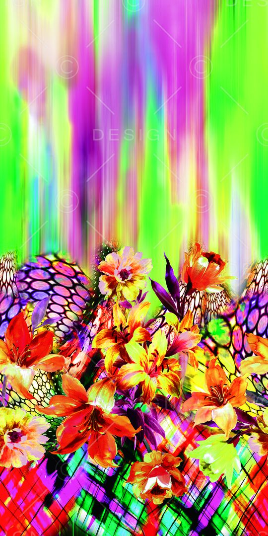 抽象印花华亿平台图片