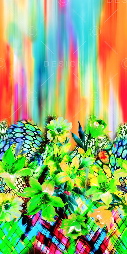 抽象印花华亿平台图片