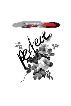 笔触印花华亿平台图片