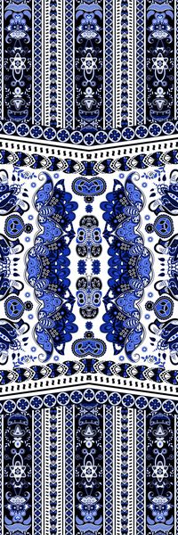 靛蓝印花华亿平台图片