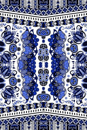 靛蓝印花华亿平台图片