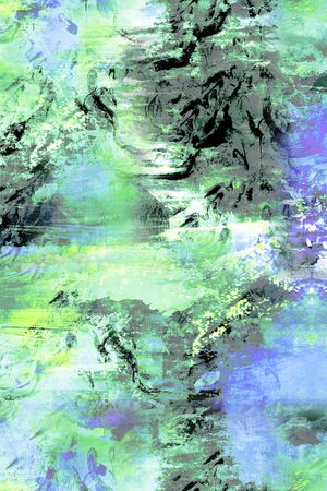 抽象图案印花华亿平台图片