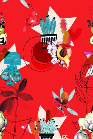 甜美 清新印花华亿平台图片