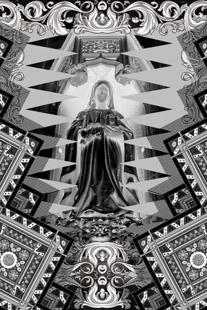 潮流时尚印花华亿平台图片