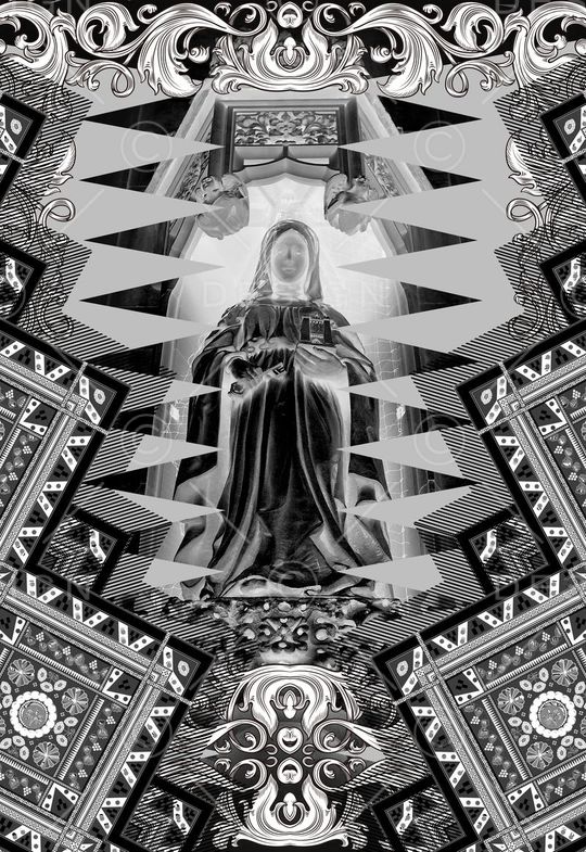 潮流时尚印花华亿平台图片