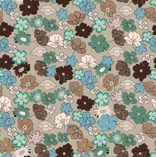 韩版小清新印花华亿平台图片