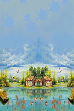 田园印花华亿平台图片